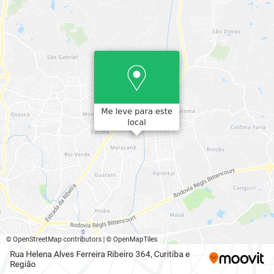 Rua Helena Alves Ferreira Ribeiro 364 mapa