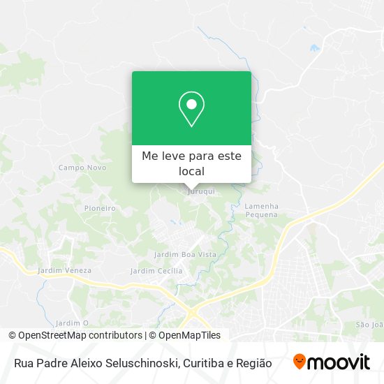 Rua Padre Aleixo Seluschinoski mapa