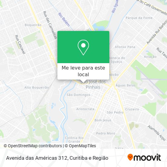 Avenida das Américas 312 mapa