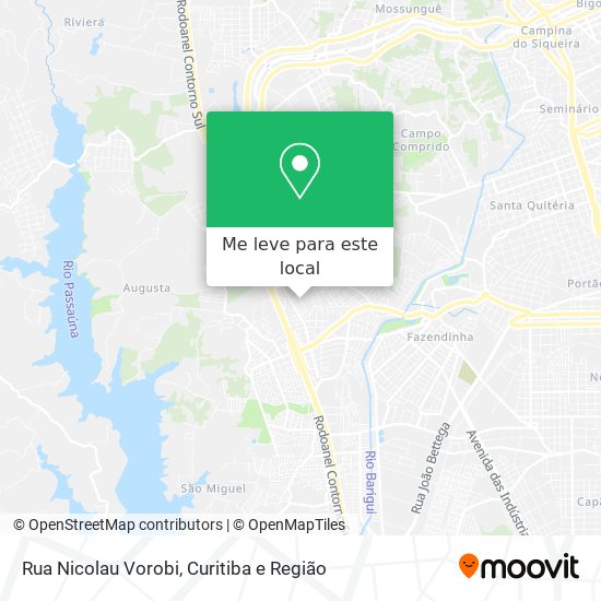 Rua Nicolau Vorobi mapa