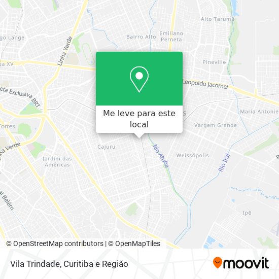 Vila Trindade mapa