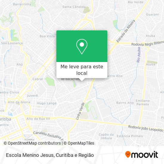 Escola Menino Jesus mapa