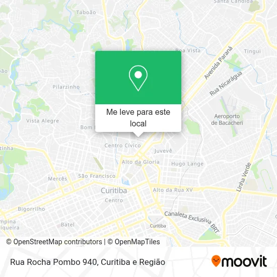 Rua Rocha Pombo 940 mapa