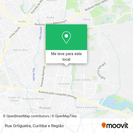 Rua Ortigueira mapa