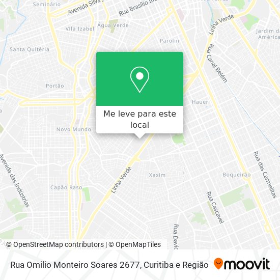 Rua Omilio Monteiro Soares 2677 mapa
