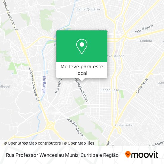 Rua Professor Wenceslau Muniz mapa