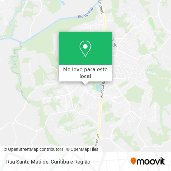 Rua Santa Matilde mapa