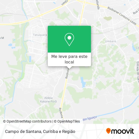 Campo de Santana mapa