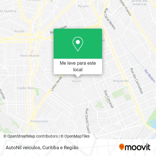 AutoNil veiculos mapa