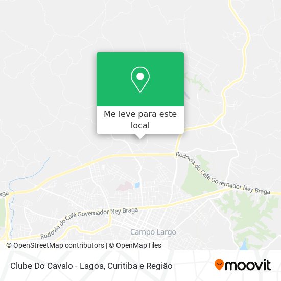 Clube Do Cavalo - Lagoa mapa
