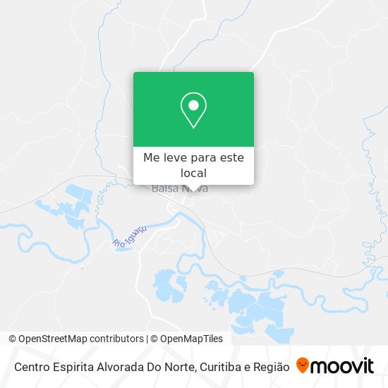 Centro Espirita Alvorada Do Norte mapa