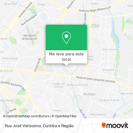 Rua José Veríssimo mapa