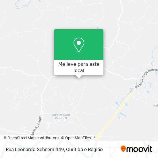 Rua Leonardo Sehnem 449 mapa