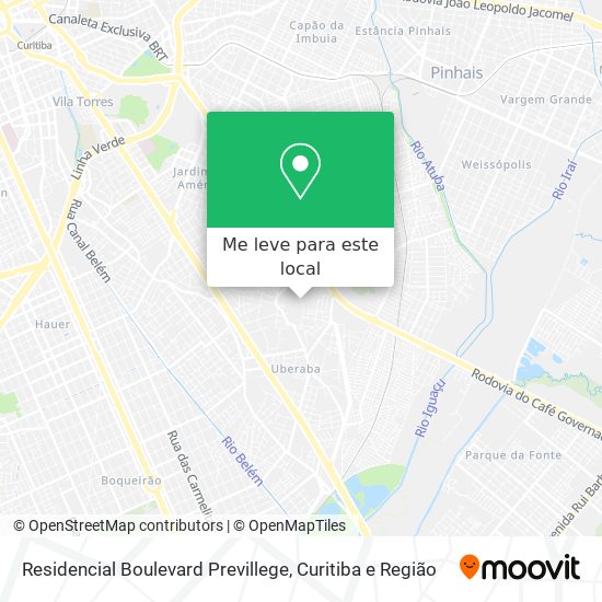 Residencial Boulevard Previllege mapa