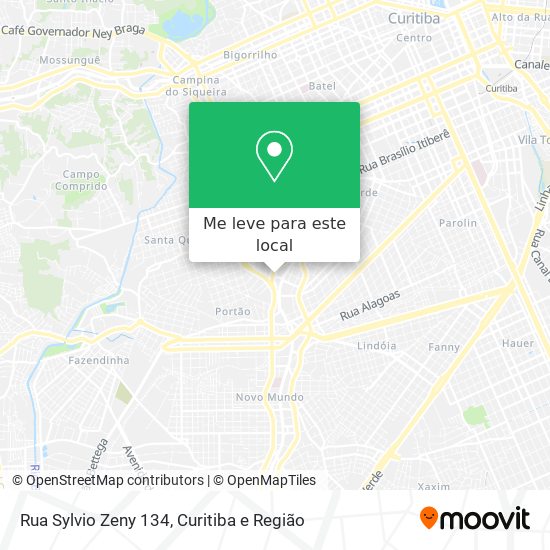 Rua Sylvio Zeny 134 mapa