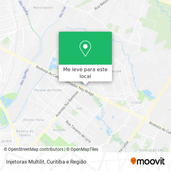 Injetoras Multilit mapa