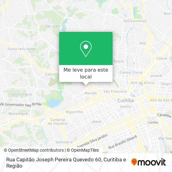 Rua Capitão Joseph Pereira Quevedo 60 mapa