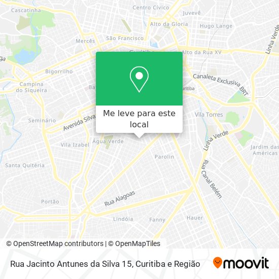 Rua Jacinto Antunes da Silva 15 mapa