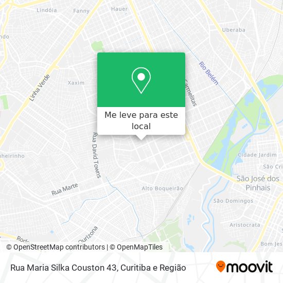 Rua Maria Silka Couston 43 mapa