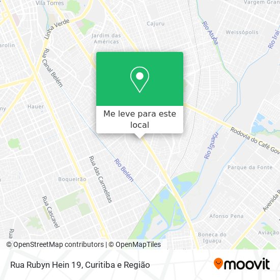 Rua Rubyn Hein 19 mapa