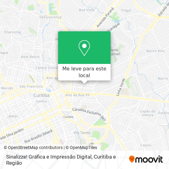 Sinalizze! Gráfica e Impressão Digital mapa