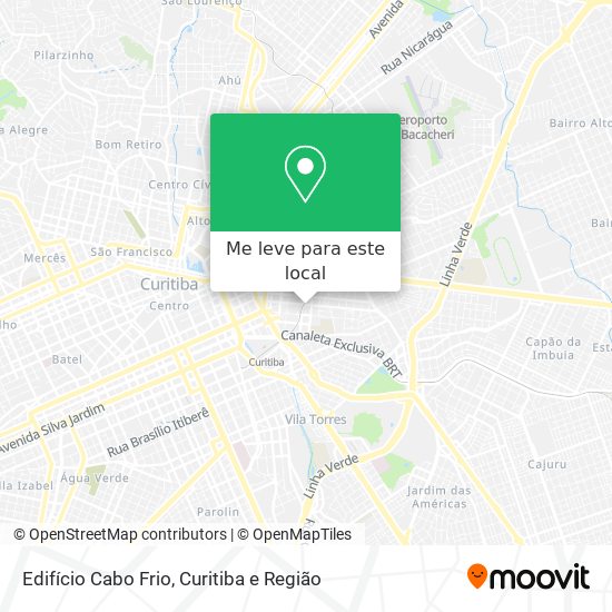 Edifício Cabo Frio mapa