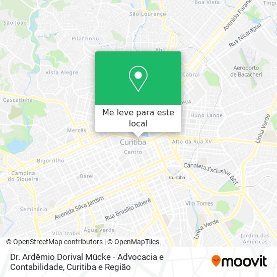 Dr. Ardêmio Dorival Mücke - Advocacia e Contabilidade mapa