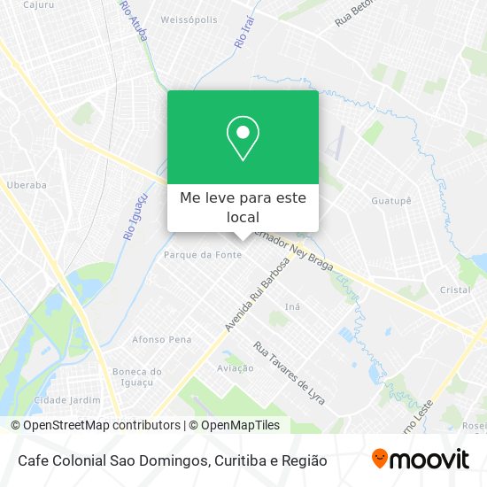 Cafe Colonial Sao Domingos mapa