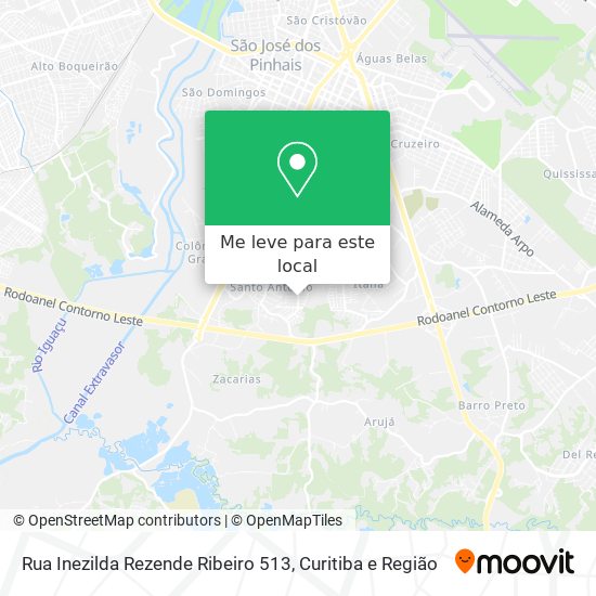 Rua Inezilda Rezende Ribeiro 513 mapa