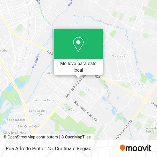 Rua Alfredo Pinto 145 mapa