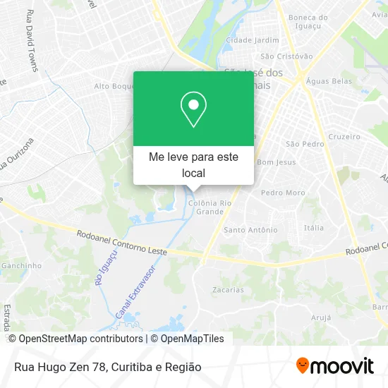 Rua Hugo Zen 78 mapa