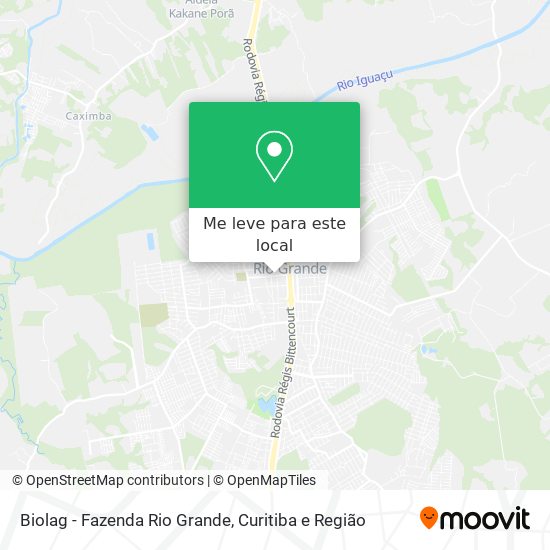 Biolag - Fazenda Rio Grande mapa