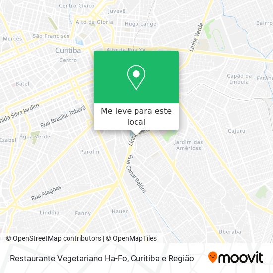 Restaurante Vegetariano Ha-Fo mapa