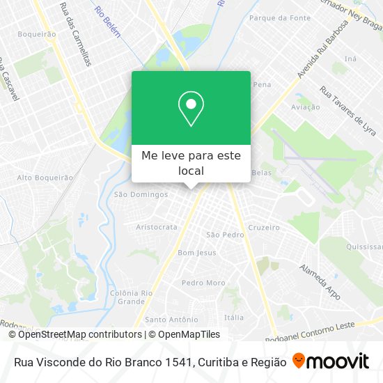 Rua Visconde do Rio Branco 1541 mapa