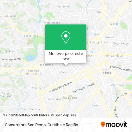 Construtora San Remo mapa