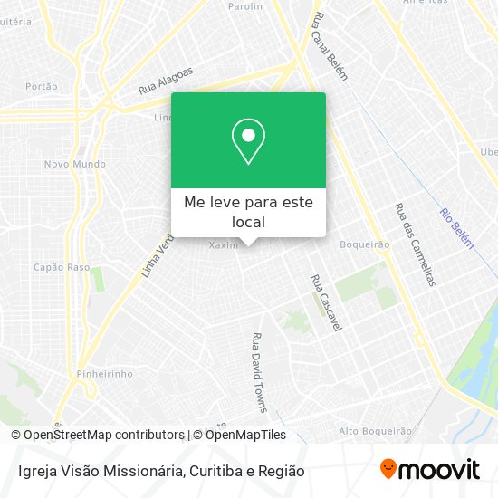 Igreja Visão Missionária mapa