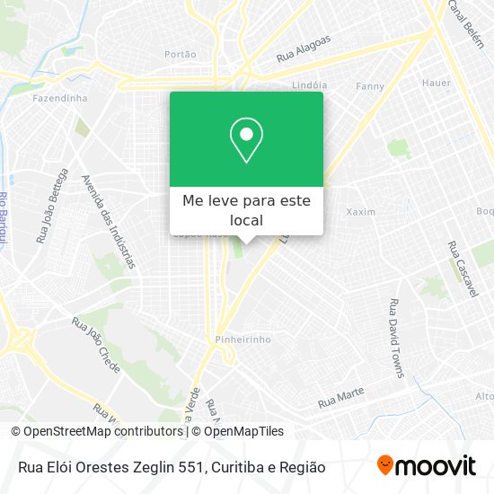 Rua Elói Orestes Zeglin 551 mapa