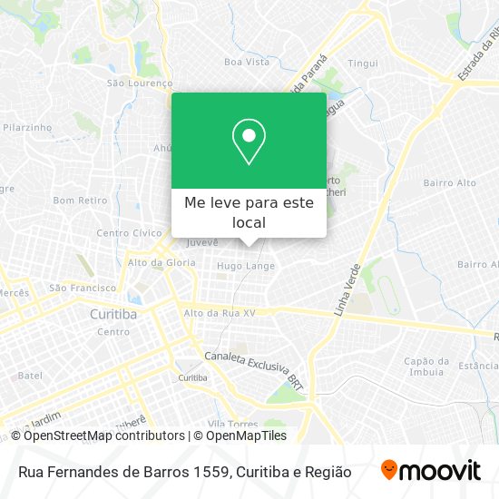 Rua Fernandes de Barros 1559 mapa