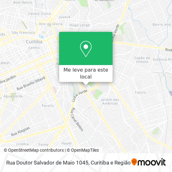 Rua Doutor Salvador de Maio 1045 mapa