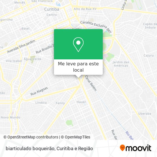 biarticulado boqueirão mapa