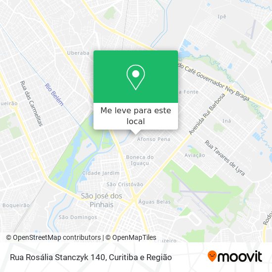 Rua Rosália Stanczyk 140 mapa