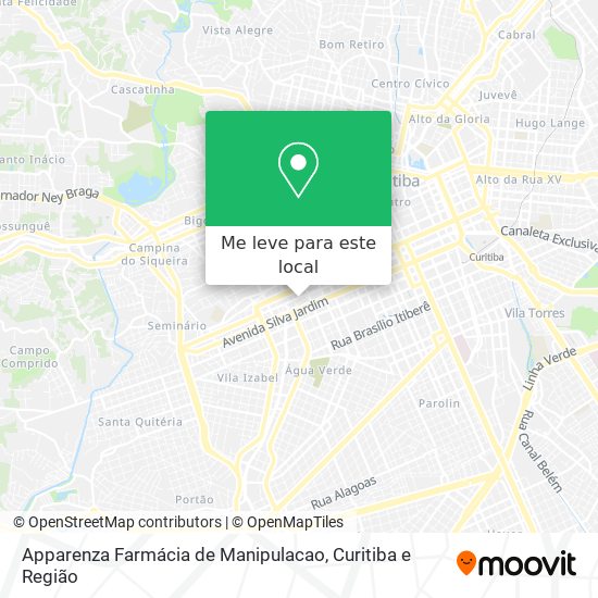 Apparenza Farmácia de Manipulacao mapa