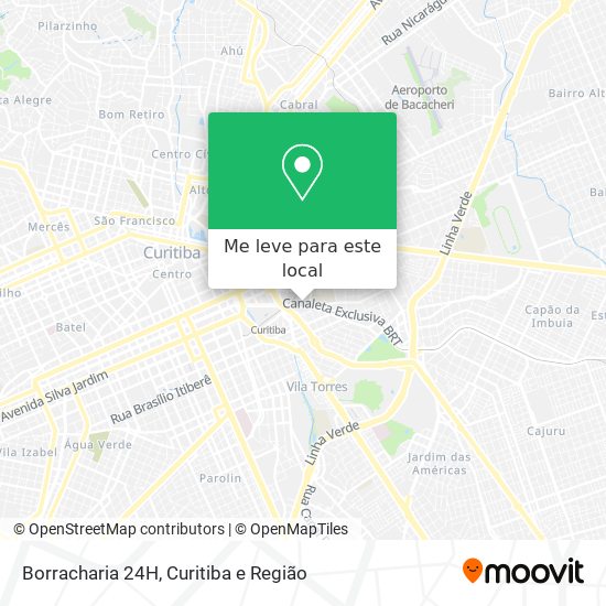 Borracharia 24H mapa