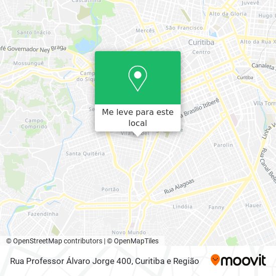 Rua Professor Álvaro Jorge 400 mapa