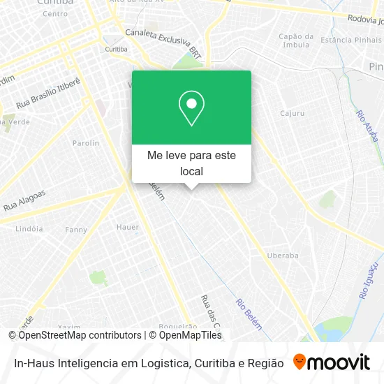 In-Haus Inteligencia em Logistica mapa