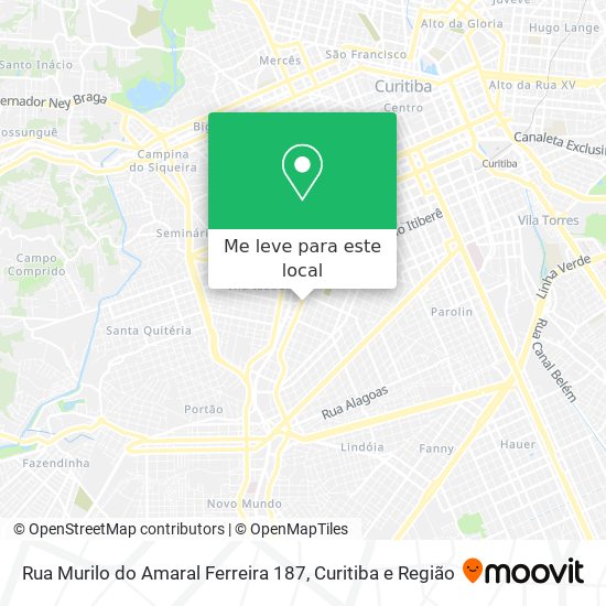 Rua Murilo do Amaral Ferreira 187 mapa