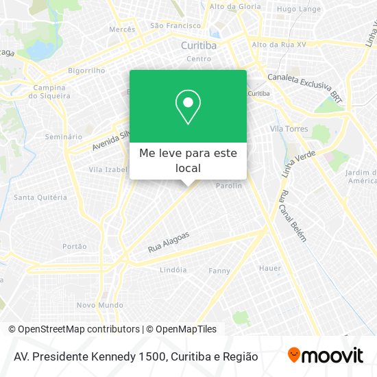 AV. Presidente Kennedy 1500 mapa