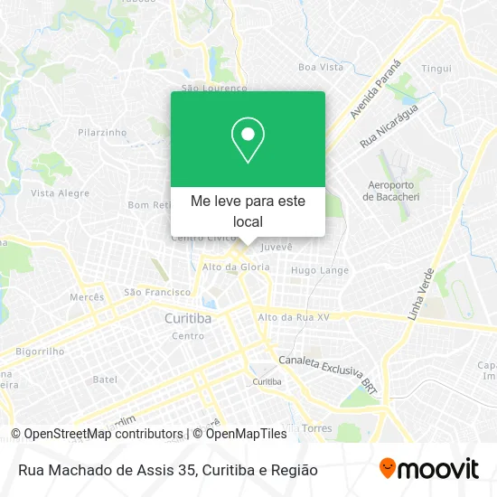 Rua Machado de Assis 35 mapa