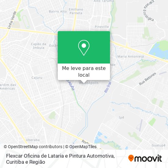 Flexcar Oficina de Lataria e Pintura Automotiva mapa