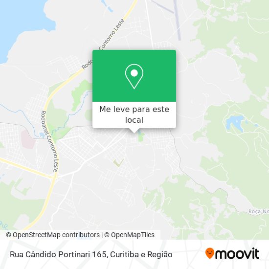 Rua Cândido Portinari 165 mapa